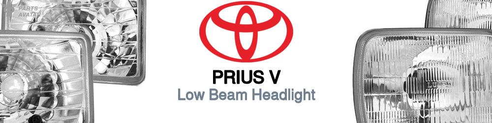 Discover Toyota Prius v Low Beam Bulbs For Your Vehicle