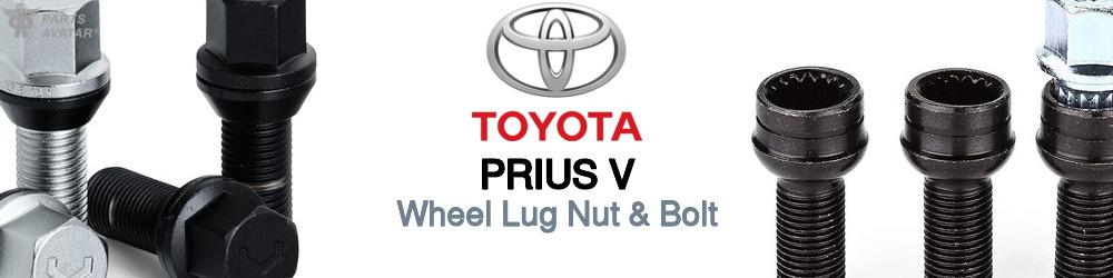 Discover Toyota Prius v Wheel Lug Nut & Bolt For Your Vehicle