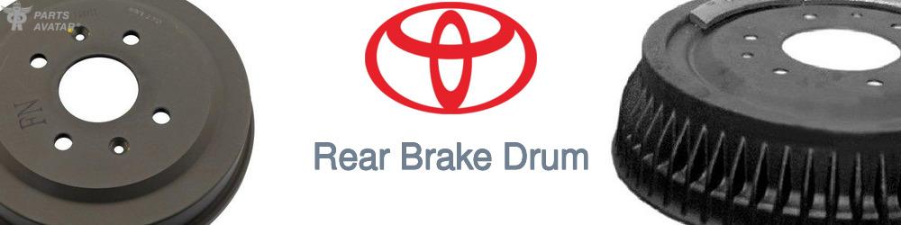Discover Toyota Rear Brake Drum For Your Vehicle