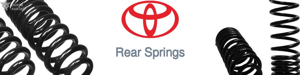 Discover Toyota Rear Springs For Your Vehicle
