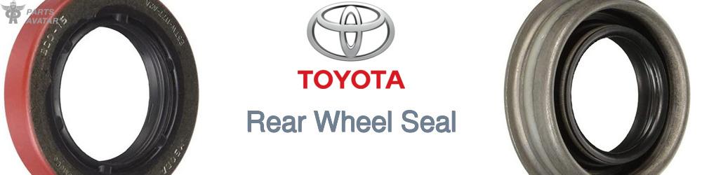 Discover Toyota Rear Wheel Bearing Seals For Your Vehicle