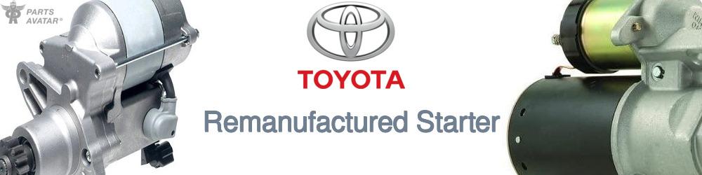 Discover Toyota Starter Motors For Your Vehicle