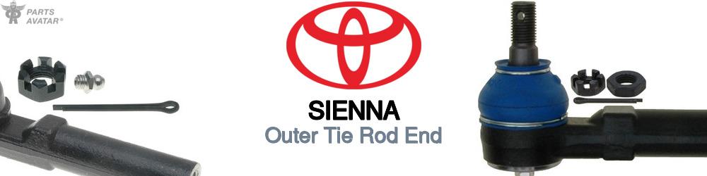 Discover Toyota Sienna Outer Tie Rods For Your Vehicle