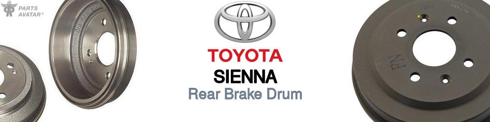 Discover Toyota Sienna Rear Brake Drum For Your Vehicle