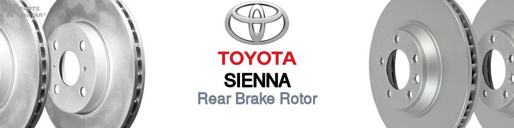 Discover Toyota Sienna Rear Brake Rotors For Your Vehicle