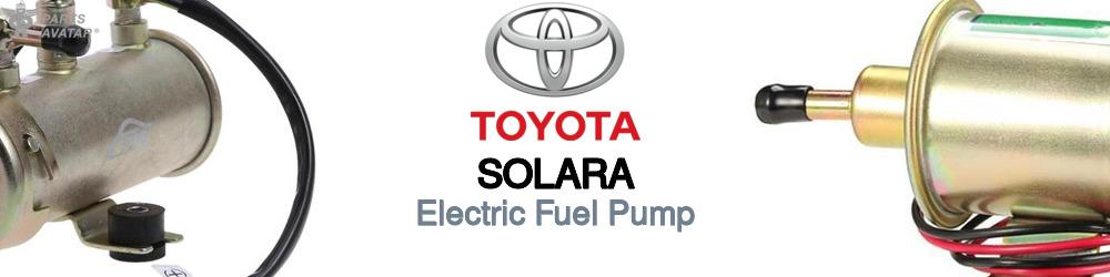 Discover Toyota Solara Electric Fuel Pump For Your Vehicle
