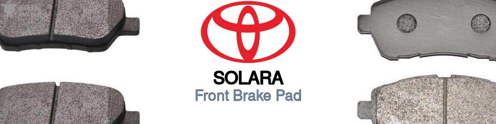 Discover Toyota Solara Front Brake Pads For Your Vehicle