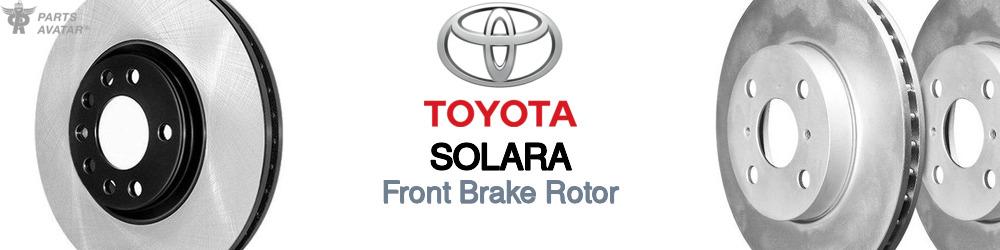 Discover Toyota Solara Front Brake Rotors For Your Vehicle