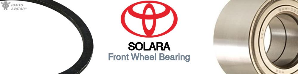 Discover Toyota Solara Front Wheel Bearings For Your Vehicle
