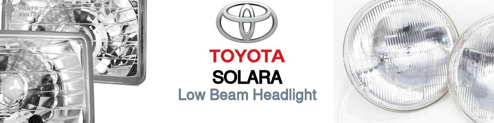 Discover Toyota Solara Low Beam Bulbs For Your Vehicle