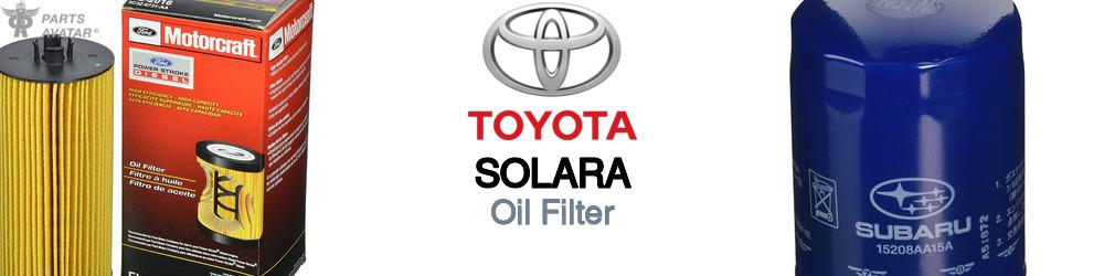Discover Toyota Solara Engine Oil Filters For Your Vehicle