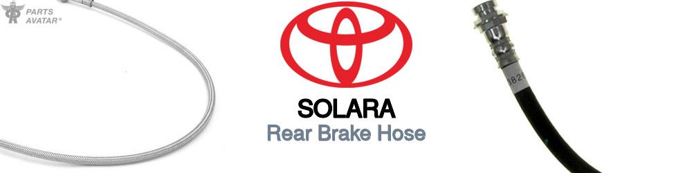 Discover Toyota Solara Rear Brake Hoses For Your Vehicle