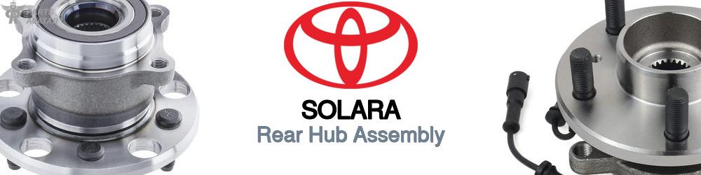 Discover Toyota Solara Rear Hub Assemblies For Your Vehicle
