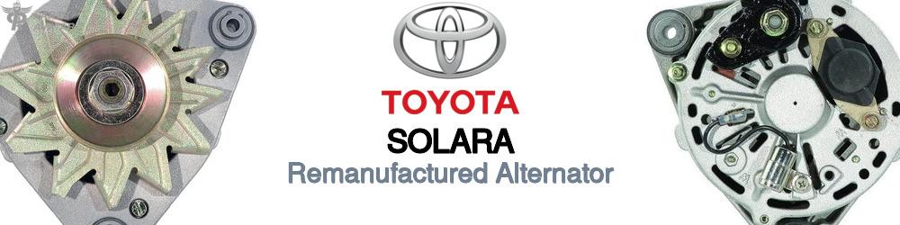 Discover Toyota Solara Remanufactured Alternator For Your Vehicle