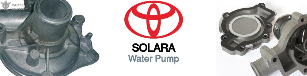 Discover Toyota Solara Water Pumps For Your Vehicle