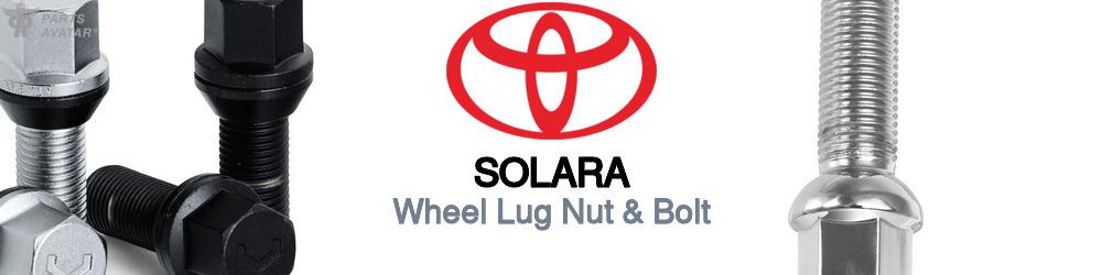 Discover Toyota Solara Wheel Lug Nut & Bolt For Your Vehicle