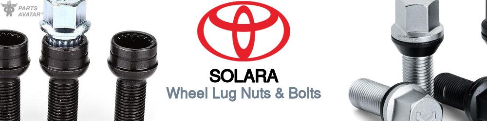 Discover Toyota Solara Wheel Lug Nuts & Bolts For Your Vehicle