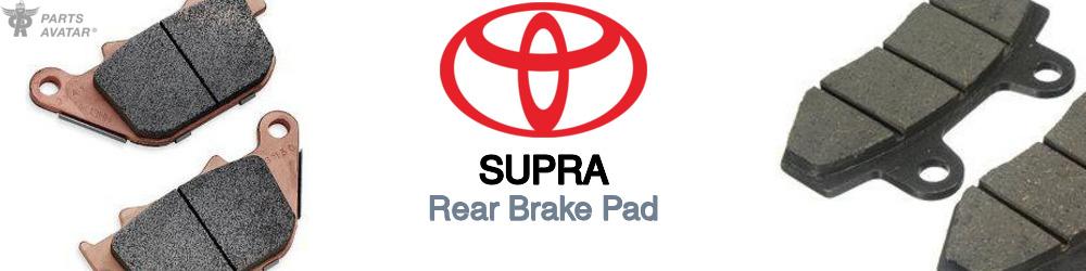 Discover Toyota Supra Rear Brake Pads For Your Vehicle