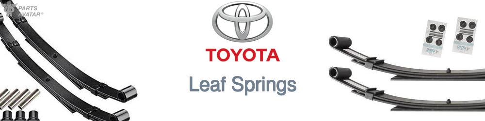 Discover Toyota Leaf Springs For Your Vehicle