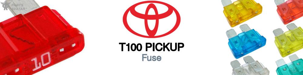 Discover Toyota T100 pickup Fuses For Your Vehicle