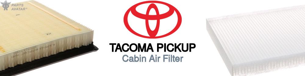 Discover Toyota Tacoma pickup Cabin Air Filters For Your Vehicle