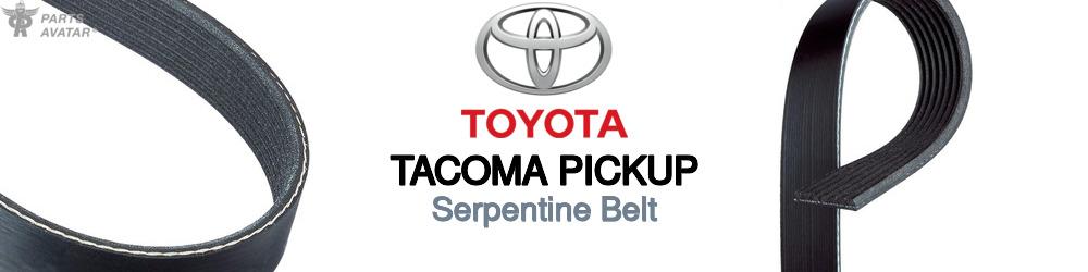 Discover Toyota Tacoma pickup Serpentine Belts For Your Vehicle