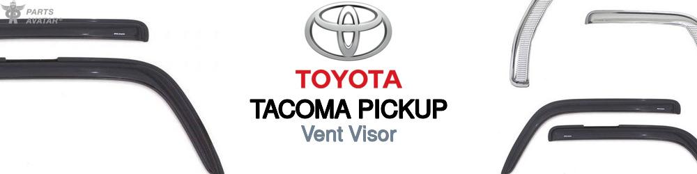 Discover Toyota Tacoma pickup Visors For Your Vehicle