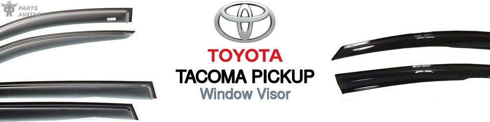 Discover Toyota Tacoma pickup Window Visors For Your Vehicle