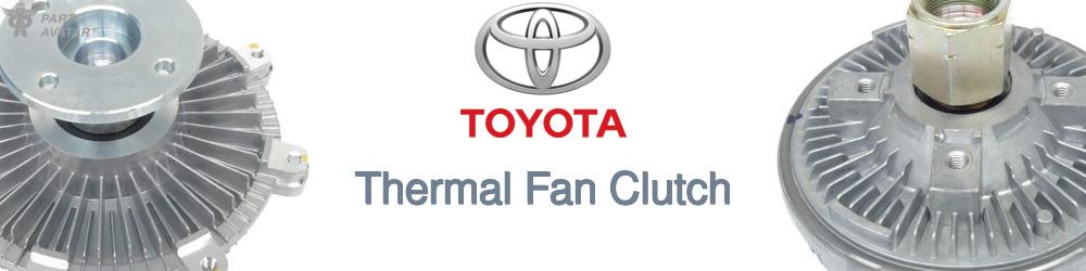 Discover Toyota Fan Clutches For Your Vehicle