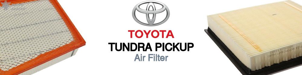 Discover Toyota Tundra pickup Engine Air Filters For Your Vehicle
