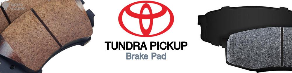 Discover Toyota Tundra pickup Brake Pads For Your Vehicle