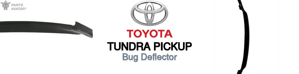 Discover Toyota Tundra pickup Bug Deflectors For Your Vehicle
