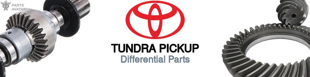 Discover Toyota Tundra pickup Differential Parts For Your Vehicle