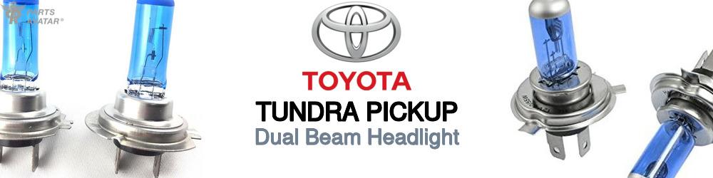 Discover Toyota Tundra pickup High and Low Beams Bulbs For Your Vehicle