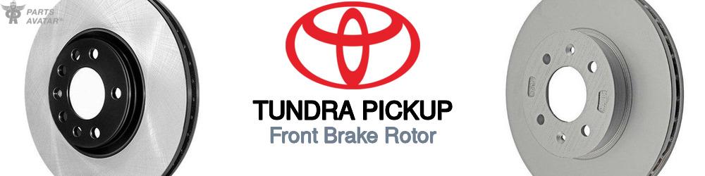 Discover Toyota Tundra pickup Front Brake Rotors For Your Vehicle