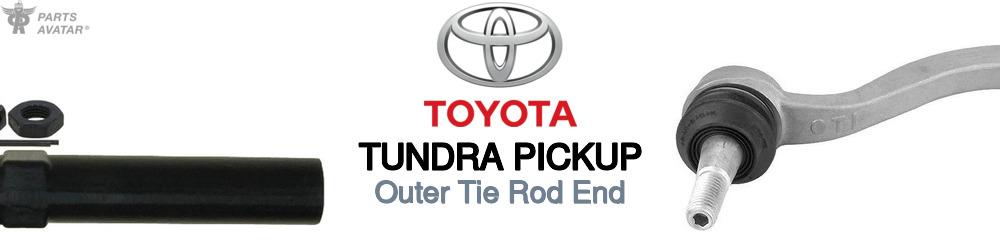Discover Toyota Tundra pickup Outer Tie Rods For Your Vehicle