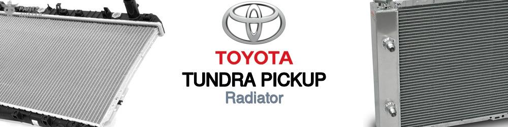 Discover Toyota Tundra pickup Radiators For Your Vehicle