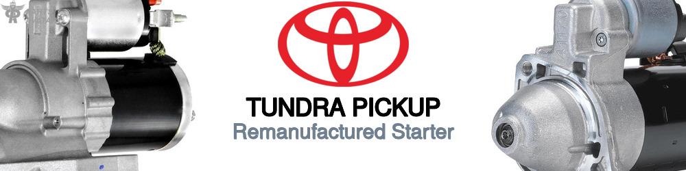 Discover Toyota Tundra pickup Starter Motors For Your Vehicle