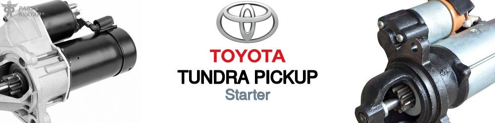 Discover Toyota Tundra pickup Starters For Your Vehicle