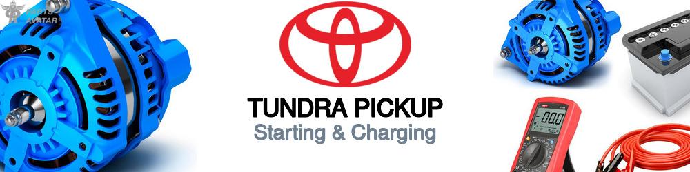 Discover Toyota Tundra pickup Starting & Charging For Your Vehicle