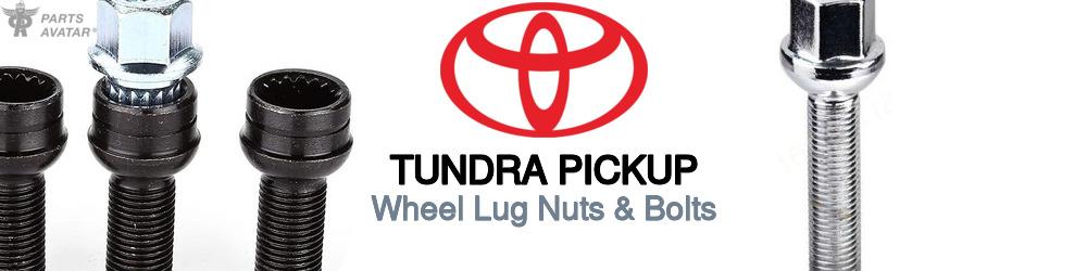 Discover Toyota Tundra pickup Wheel Lug Nuts & Bolts For Your Vehicle