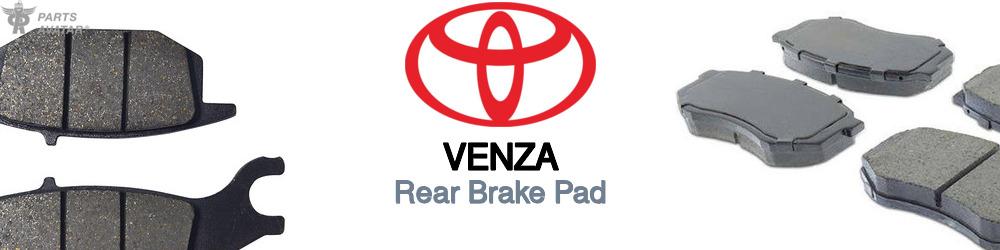 Discover Toyota Venza Rear Brake Pads For Your Vehicle