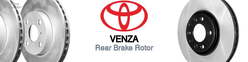 Discover Toyota Venza Rear Brake Rotors For Your Vehicle