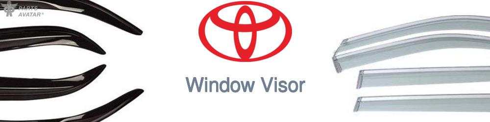 Discover Toyota Window Visors For Your Vehicle
