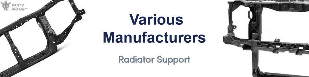 Discover Various Manufacturers Radiator Support For Your Vehicle