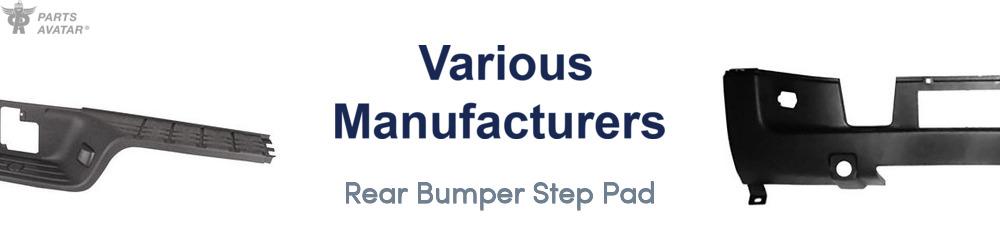 Discover Various Manufacturers Rear Bumper Step Pad For Your Vehicle