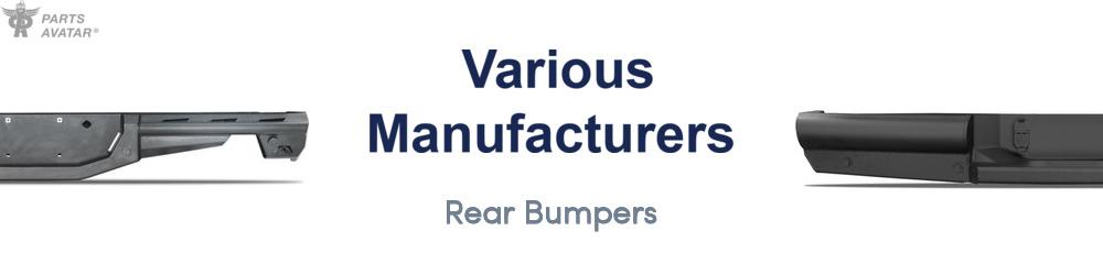 Discover Various Manufacturers Rear Bumpers For Your Vehicle