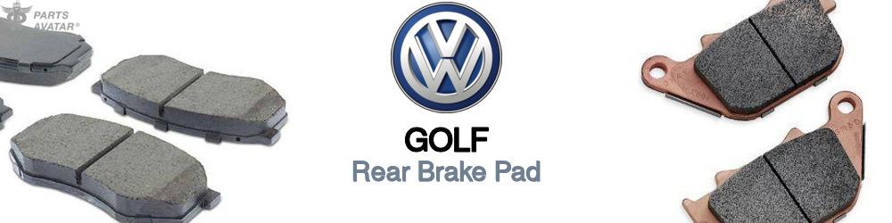 Discover Volkswagen Golf Rear Brake Pads For Your Vehicle
