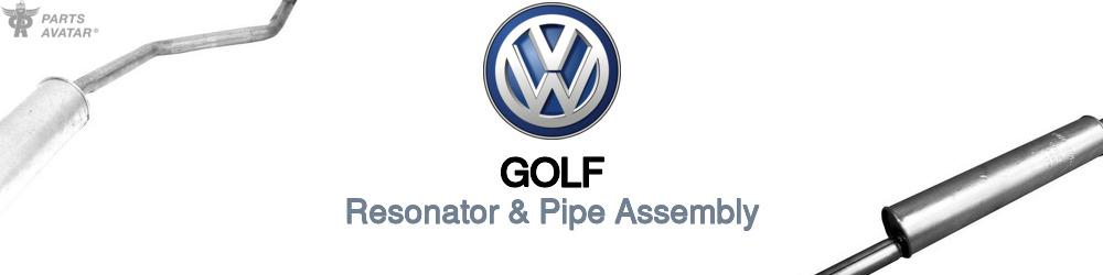 Discover Volkswagen Golf Resonator and Pipe Assemblies For Your Vehicle