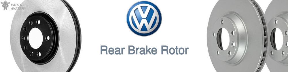 Discover Volkswagen Rear Brake Rotor For Your Vehicle